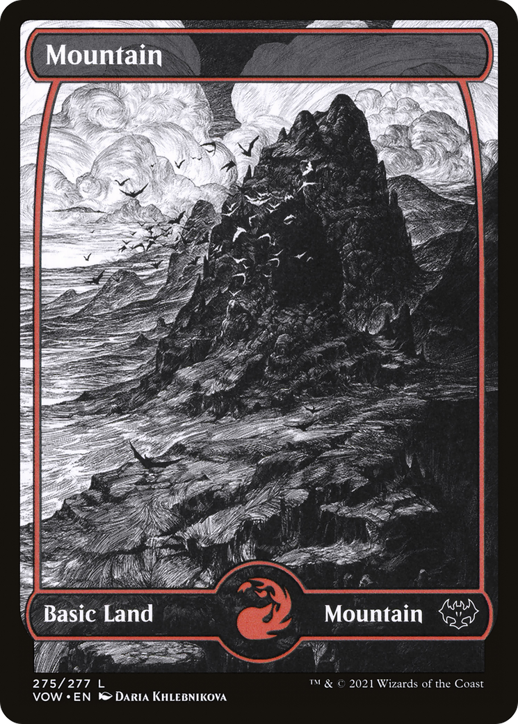 Mountain (VOW-275) - Innistrad: Crimson Vow: (Showcase) Foil - Premium MTG Single from Wizards of the Coast - Just $0.22! Shop now at Game Crave Tournament Store