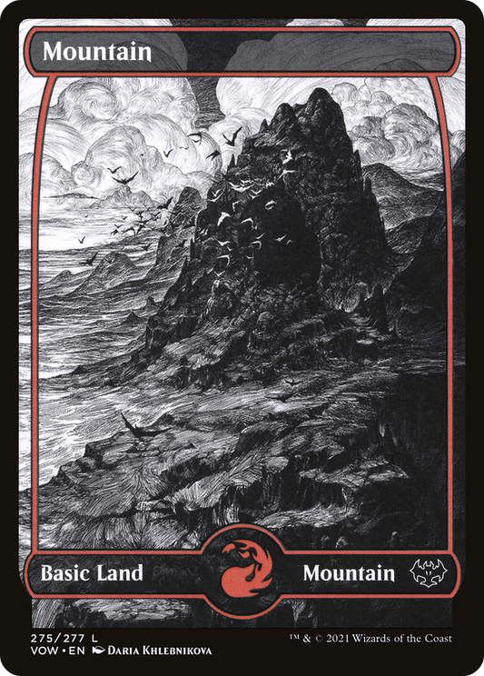 Mountain (VOW-275) - Innistrad: Crimson Vow: (Showcase) Foil - Premium MTG Single from Wizards of the Coast - Just $0.22! Shop now at Game Crave Tournament Store