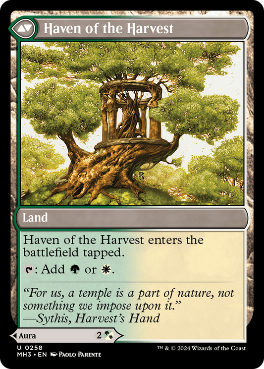 Strength of the Harvest // Haven of the Harvest (MH3-258) - Modern Horizons 3 - Premium MTG Single from Wizards of the Coast - Just $0.31! Shop now at Game Crave Tournament Store