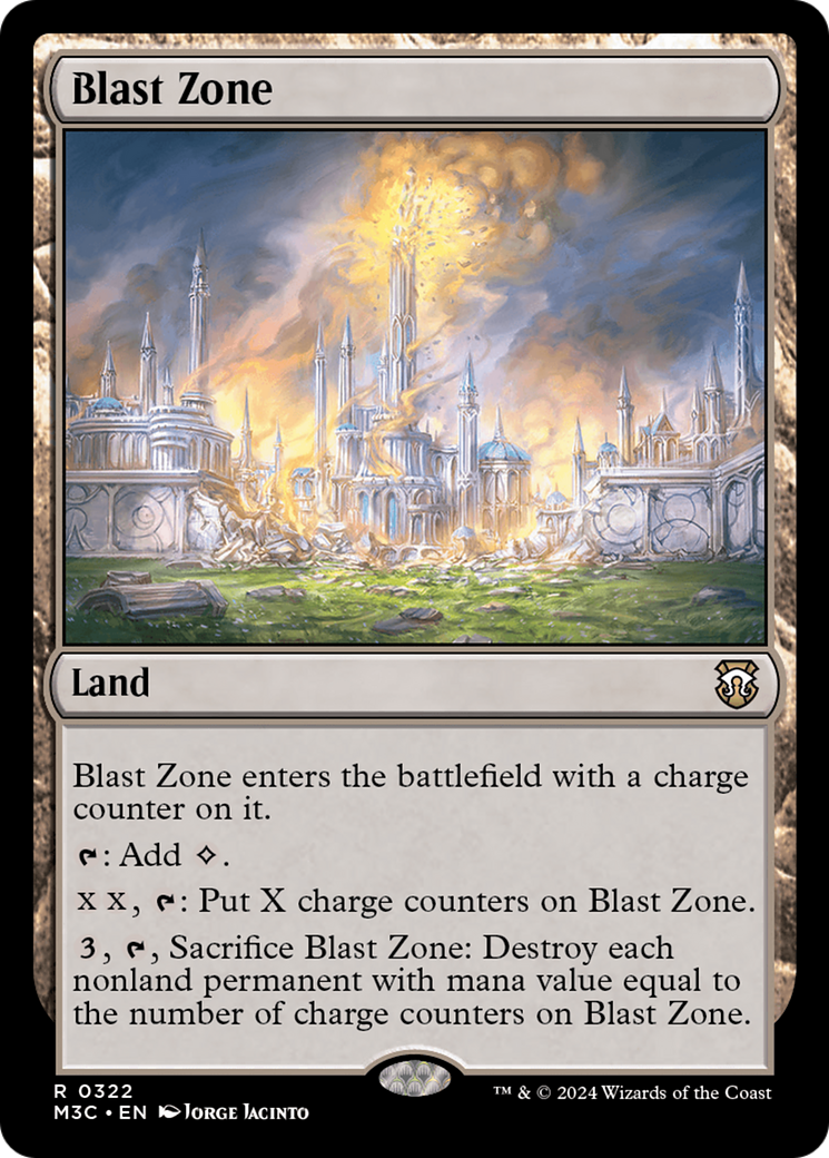 Blast Zone (M3C-322) - Modern Horizons 3 Commander Foil - Premium MTG Single from Wizards of the Coast - Just $0.25! Shop now at Game Crave Tournament Store