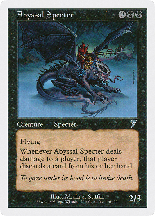 Abyssal Specter (7ED-116) - 7th Edition Foil