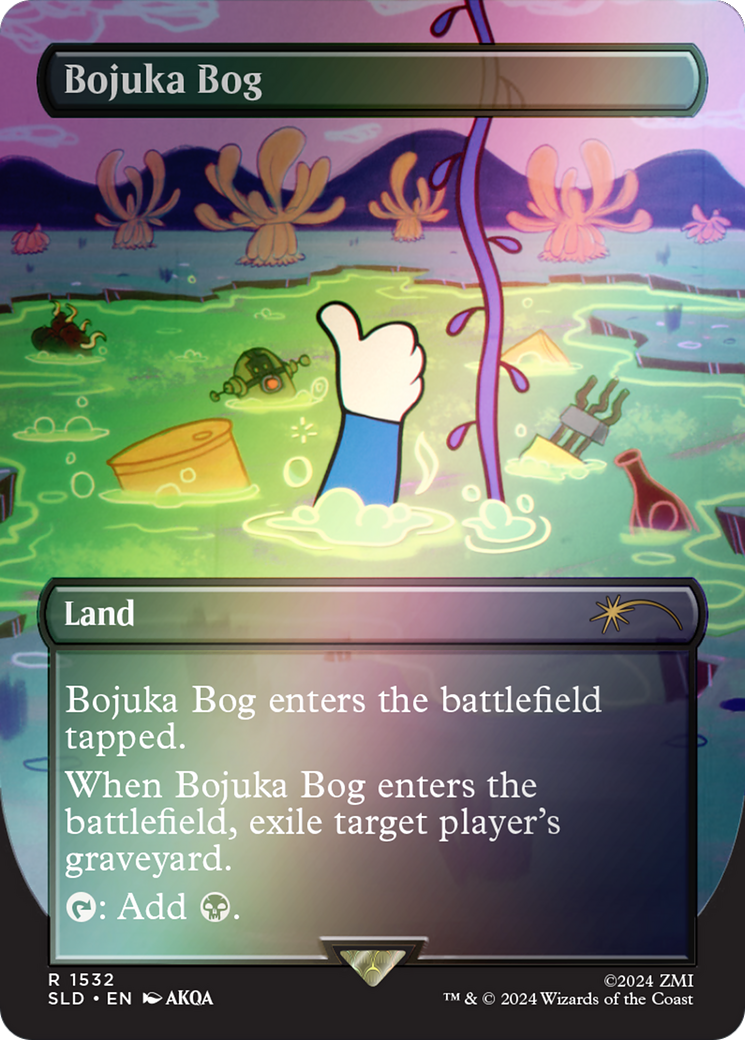 Bojuka Bog (SLD-1532★) - Secret Lair Drop (Borderless) Foil - Premium MTG Single from Wizards of the Coast - Just $15.04! Shop now at Game Crave Tournament Store