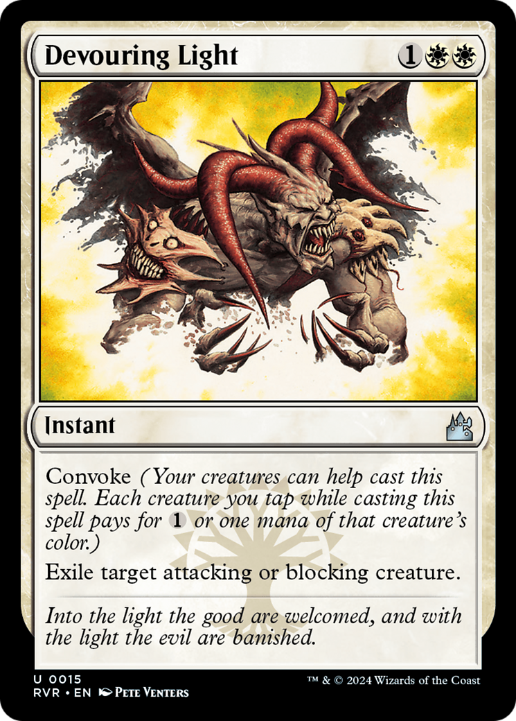 Devouring Light (RVR-015) - Ravnica Remastered - Premium MTG Single from Wizards of the Coast - Just $0.25! Shop now at Game Crave Tournament Store