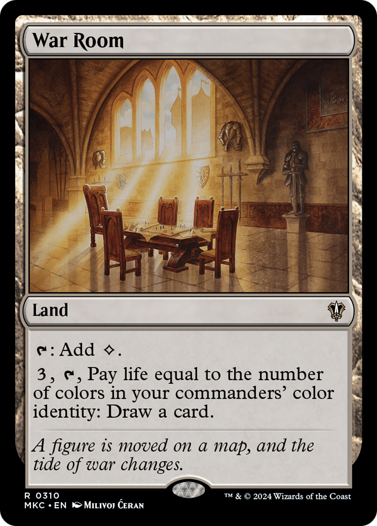 War Room (MKC-310) - Murders at Karlov Manor Commander - Premium MTG Single from Wizards of the Coast - Just $1.94! Shop now at Game Crave Tournament Store