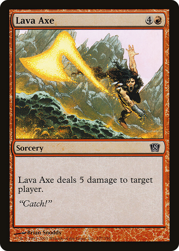 Lava Axe (8ED-197★) - 8th Edition