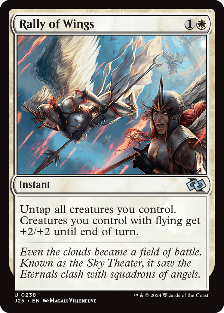 Rally of Wings (J25-238) - Foundations Jumpstart - Premium MTG Single from Wizards of the Coast - Just $0.25! Shop now at Game Crave Tournament Store