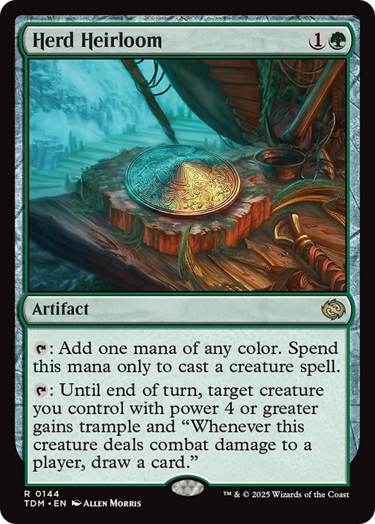 Herd Heirloom (TDM-144) - Tarkir: Dragonstorm - Premium MTG Single from Wizards of the Coast - Just $0.61! Shop now at Game Crave Tournament Store