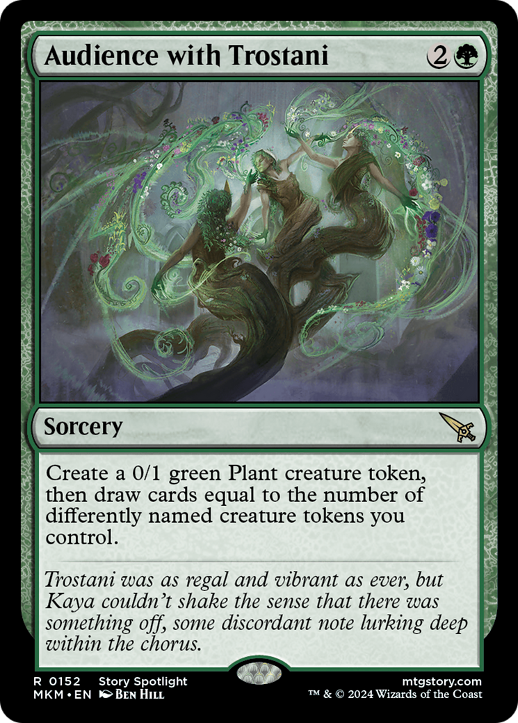 Audience with Trostani (MKM-152) - Murders at Karlov Manor Foil - Premium MTG Single from Wizards of the Coast - Just $0.25! Shop now at Game Crave Tournament Store
