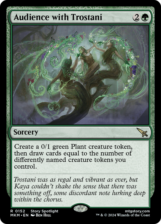 Audience with Trostani (MKM-152) - Murders at Karlov Manor - Premium MTG Single from Wizards of the Coast - Just $0.74! Shop now at Game Crave Tournament Store
