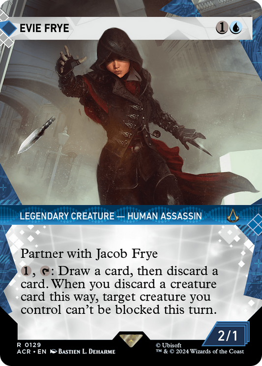 Evie Frye (ACR-129) - Assassin's Creed: (Showcase) (Borderless) Foil - Premium MTG Single from Wizards of the Coast - Just $1.72! Shop now at Game Crave Tournament Store
