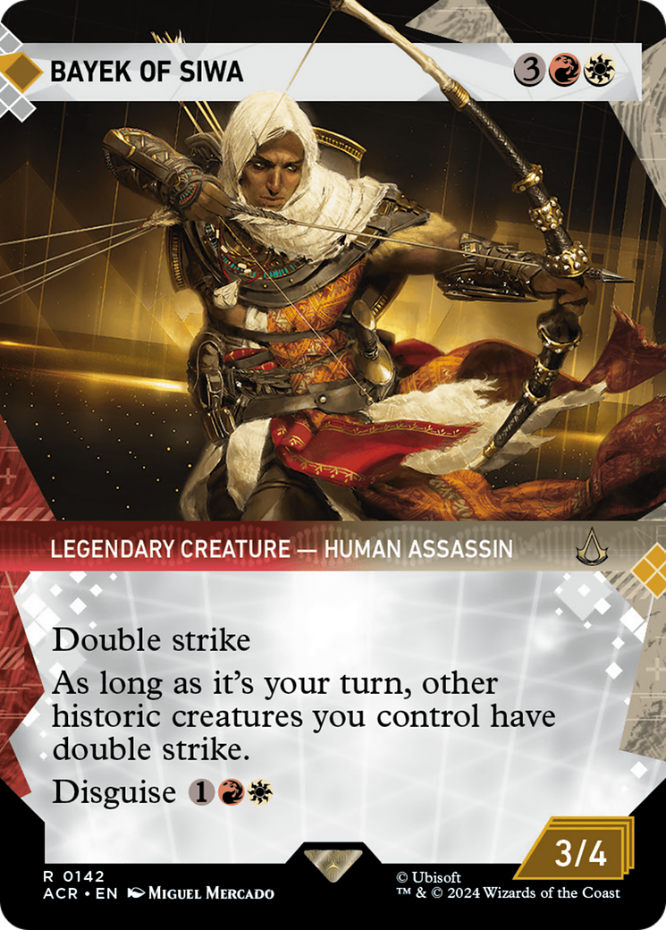 Bayek of Siwa (ACR-142) - Assassin's Creed: (Showcase) (Borderless) - Premium MTG Single from Wizards of the Coast - Just $1.98! Shop now at Game Crave Tournament Store