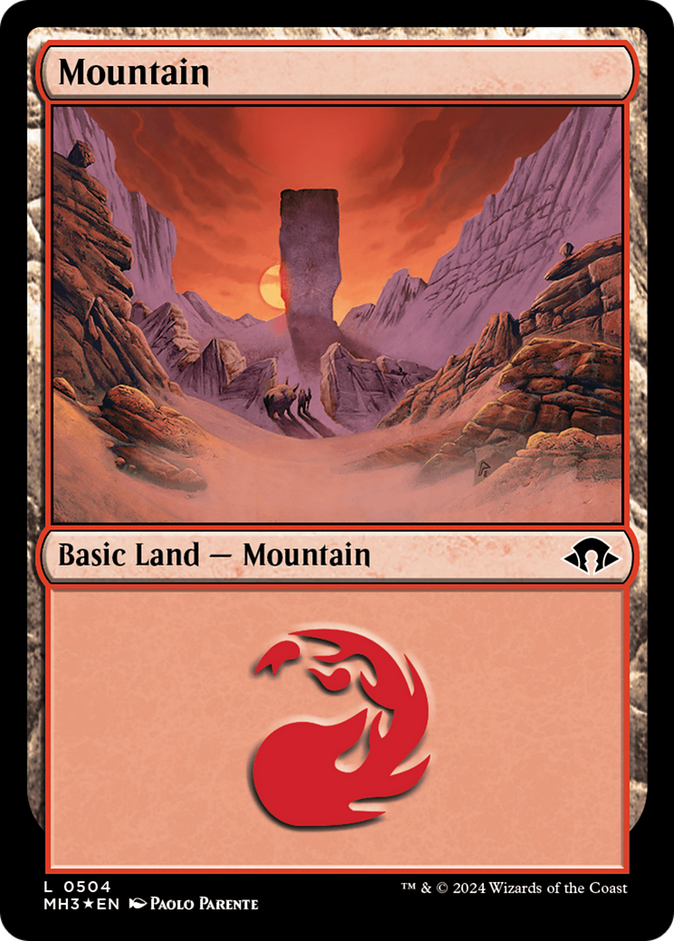 Mountain (MH3-504) - Modern Horizons 3 Foil - Premium MTG Single from Wizards of the Coast - Just $0.25! Shop now at Game Crave Tournament Store