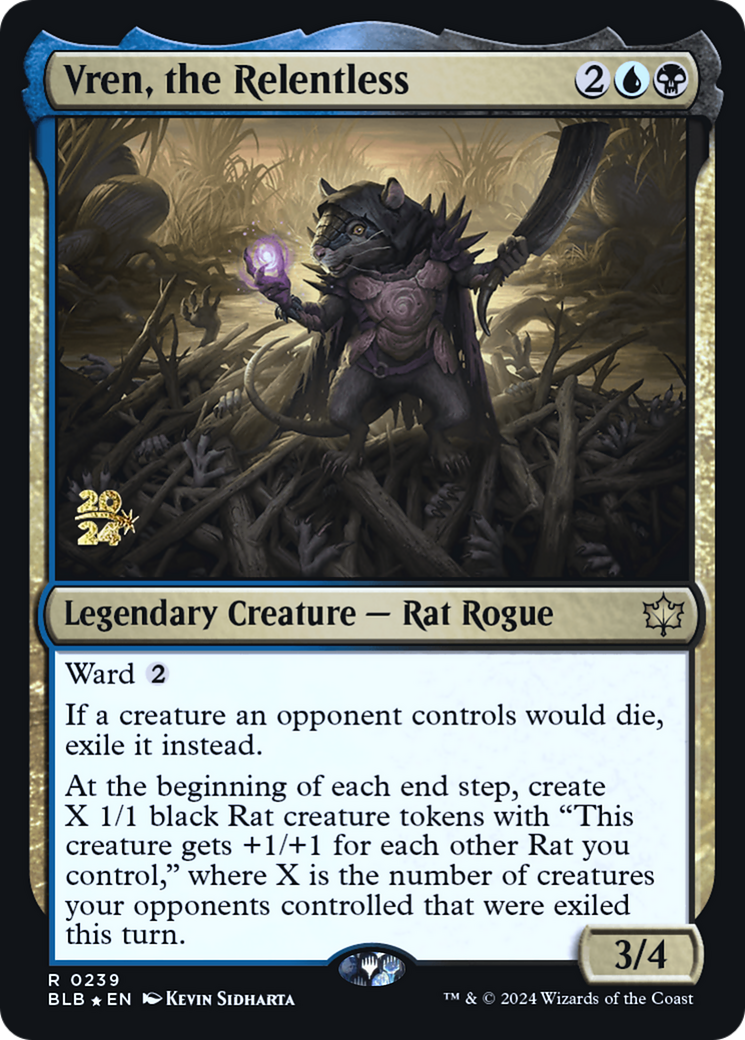 Vren, the Relentless (PBLB-239S) - Bloomburrow Promos Foil - Premium MTG Single from Wizards of the Coast - Just $2.06! Shop now at Game Crave Tournament Store
