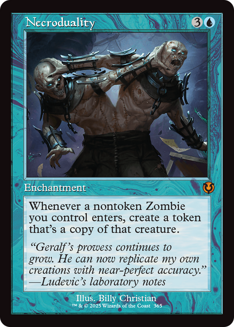 Necroduality (Retro Frame) (-365) - Innistrad Remastered Foil - Premium MTG Single from Wizards of the Coast - Just $5.84! Shop now at Game Crave Tournament Store