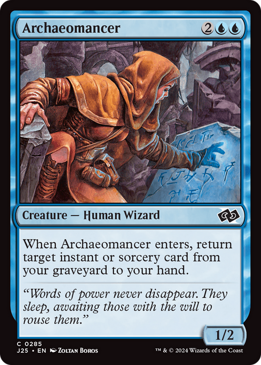 Archaeomancer (J25-285) - Foundations Jumpstart - Premium MTG Single from Wizards of the Coast - Just $0.25! Shop now at Game Crave Tournament Store