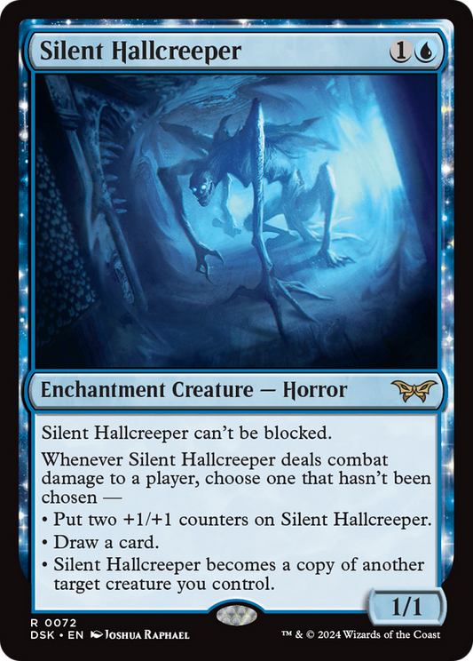 Silent Hallcreeper (DSK-072) - Duskmourn: House of Horror: (nyxtouched) Foil - Premium MTG Single from Wizards of the Coast - Just $2.94! Shop now at Game Crave Tournament Store