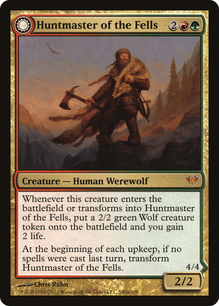 Huntmaster of the Fells // Ravager of the Fells (DKA-140) - Dark Ascension: (Double Faced Transform)