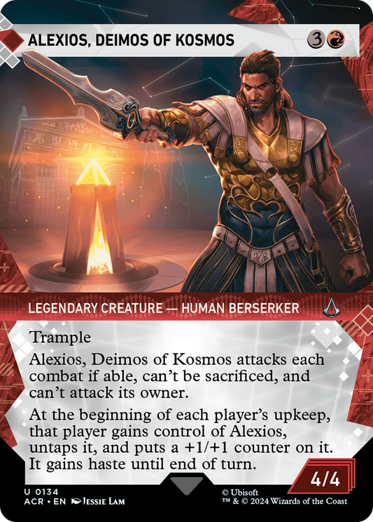 Alexios, Deimos of Kosmos (ACR-134) - Assassin's Creed: (Showcase) (Borderless) - Premium MTG Single from Wizards of the Coast - Just $0.25! Shop now at Game Crave Tournament Store