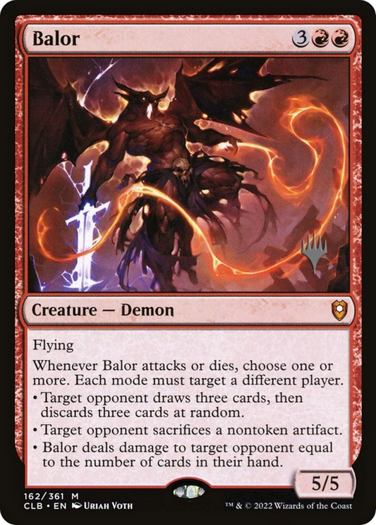 Balor (PPLCI-162) - Battle for Baldur's Gate Promos: (stamped, promo)