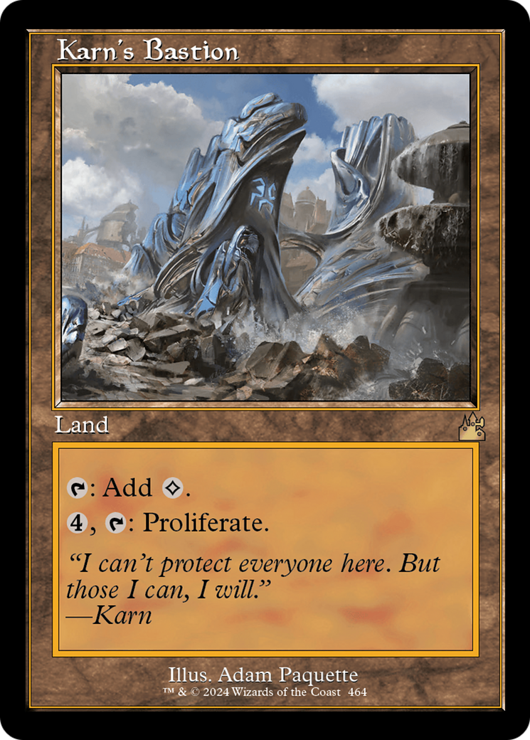 Karn's Bastion (RVR-464) - Ravnica Remastered Foil - Premium MTG Single from Wizards of the Coast - Just $2.87! Shop now at Game Crave Tournament Store