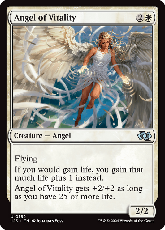 Angel of Vitality (J25-162) - Foundations Jumpstart - Premium MTG Single from Wizards of the Coast - Just $0.25! Shop now at Game Crave Tournament Store