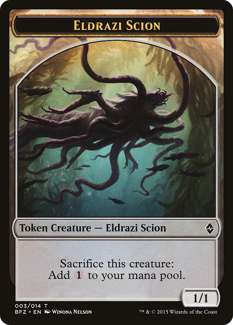 Eldrazi Scion (TBFZ-003) - Battle for Zendikar Tokens