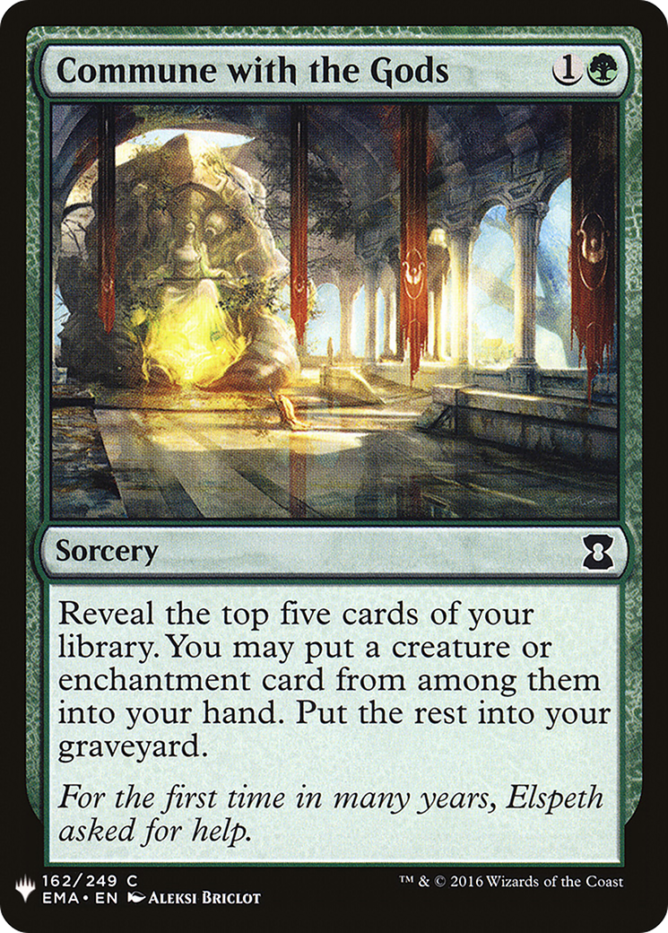 Commune with the Gods (MB1-1167) - Mystery Booster