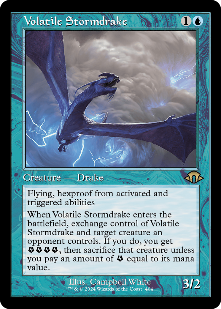 Volatile Stormdrake (MH3-404) - Modern Horizons 3 - Premium MTG Single from Wizards of the Coast - Just $1.10! Shop now at Game Crave Tournament Store