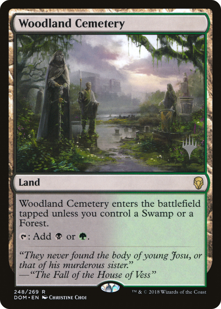Woodland Cemetery (PPM20-248P) - Dominaria Promos Foil