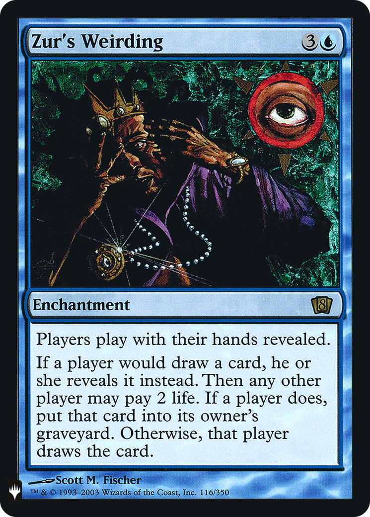 Zur's Weirding (FMB1-032) - Mystery Booster Retail Edition Foils Foil