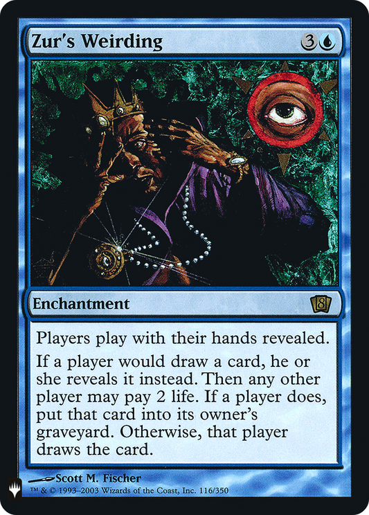 Zur's Weirding (FMB1-032) - Mystery Booster Retail Edition Foils Foil
