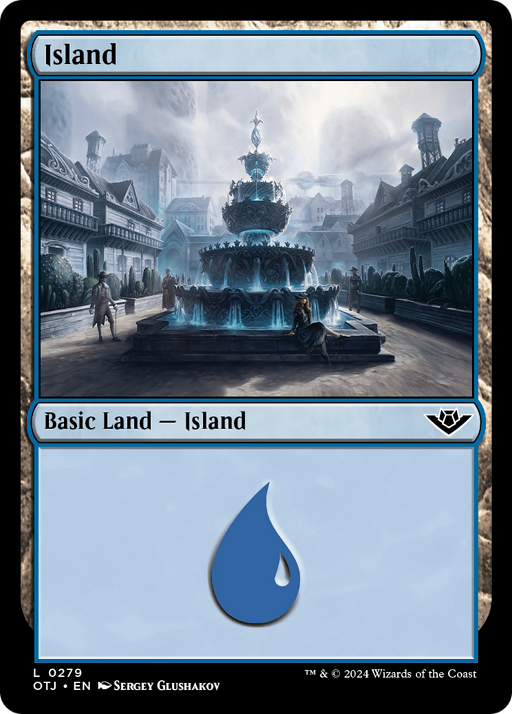 Island (OTJ-279) - Outlaws of Thunder Junction - Premium MTG Single from Wizards of the Coast - Just $0.25! Shop now at Game Crave Tournament Store