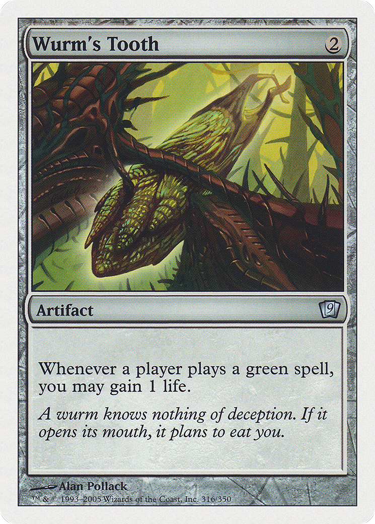 Wurm's Tooth (9ED-316) - Ninth Edition