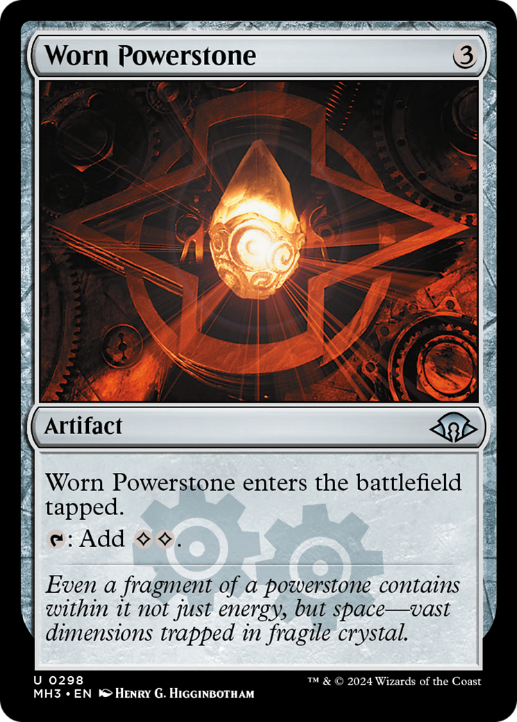 Worn Powerstone (MH3-298) - Modern Horizons 3 - Premium MTG Single from Wizards of the Coast - Just $0.25! Shop now at Game Crave Tournament Store