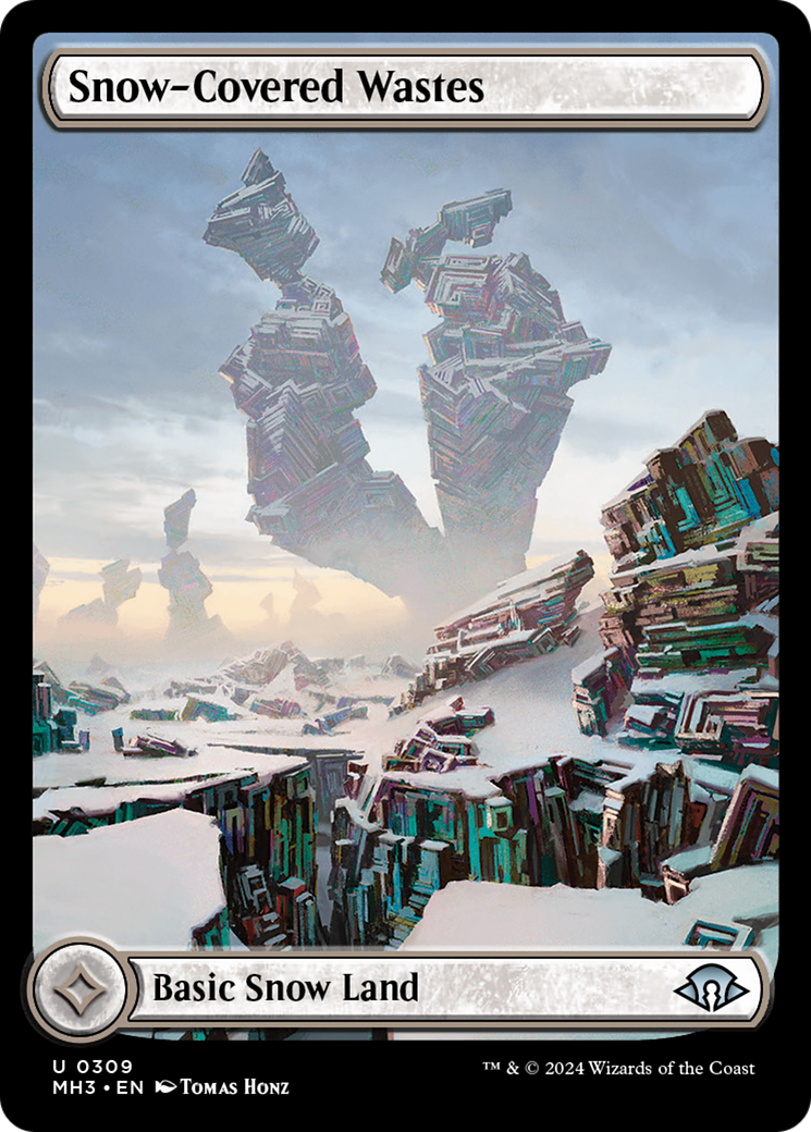 Snow-Covered Wastes (MH3-309) - Modern Horizons 3 - Premium MTG Single from Wizards of the Coast - Just $0.92! Shop now at Game Crave Tournament Store