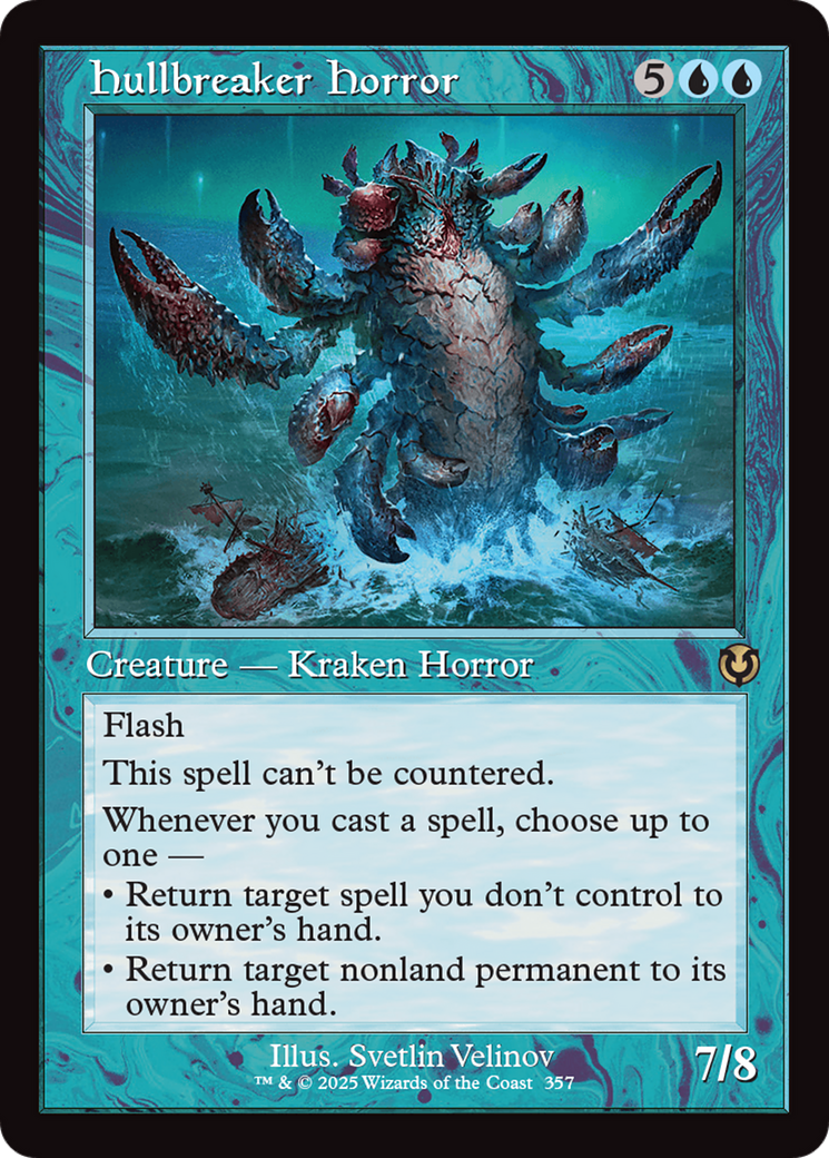 Hullbreaker Horror (Retro Frame) (-357) - Innistrad Remastered Foil - Premium MTG Single from Wizards of the Coast - Just $1.88! Shop now at Game Crave Tournament Store