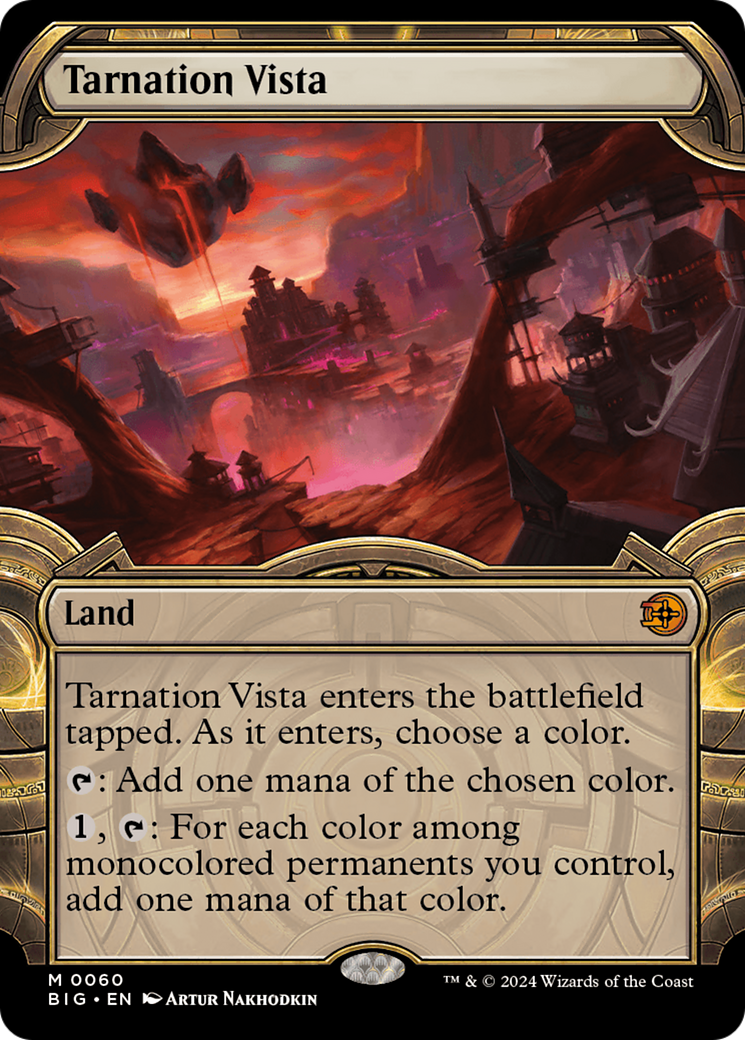 Tarnation Vista (BIG-060) - The Big Score: (Showcase) (Borderless) Foil - Premium MTG Single from Wizards of the Coast - Just $4.35! Shop now at Game Crave Tournament Store