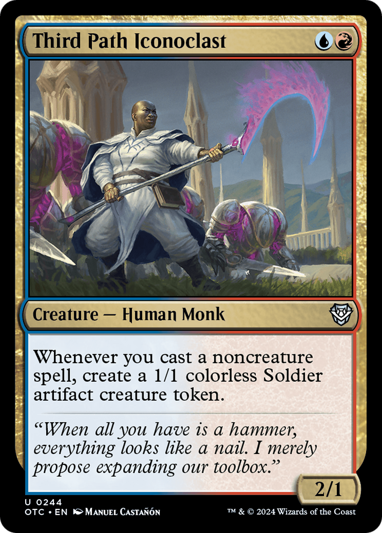 Third Path Iconoclast (OTC-244) - Outlaws of Thunder Junction Commander - Premium MTG Single from Wizards of the Coast - Just $0.58! Shop now at Game Crave Tournament Store