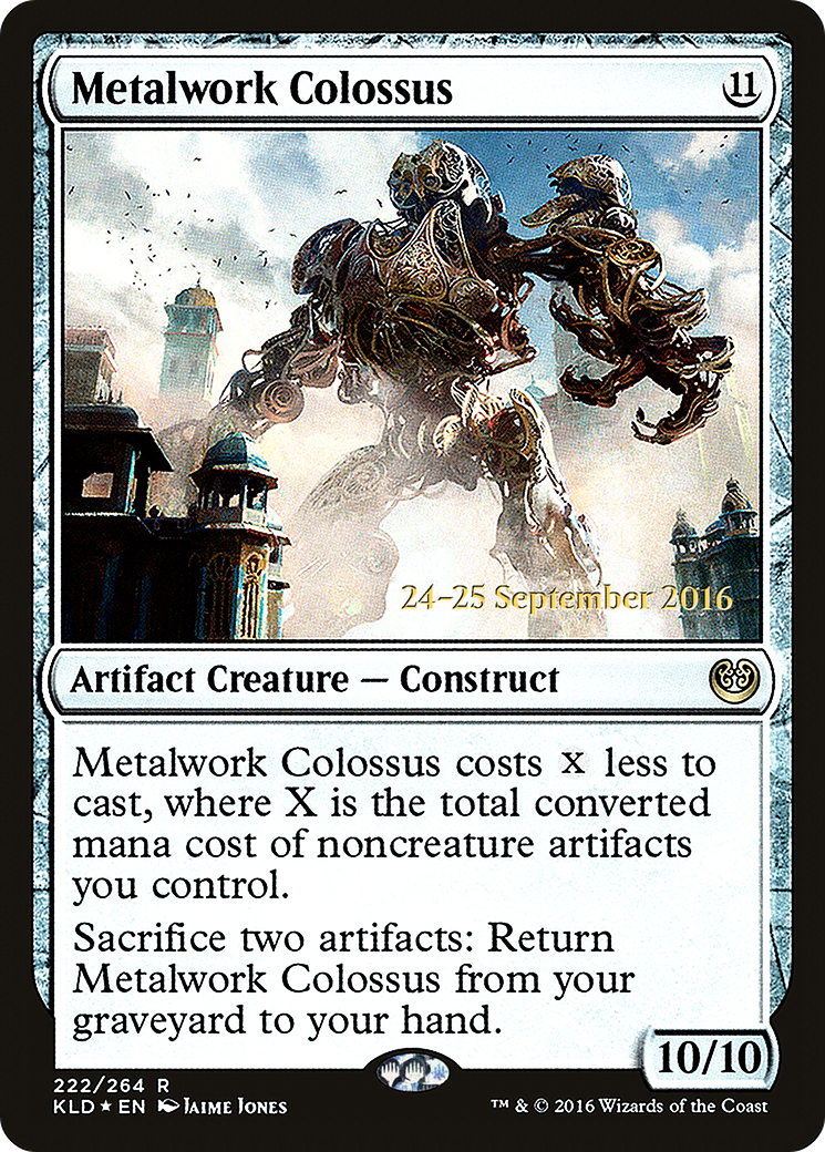Metalwork Colossus (PKLD-222S) - Kaladesh Promos Foil