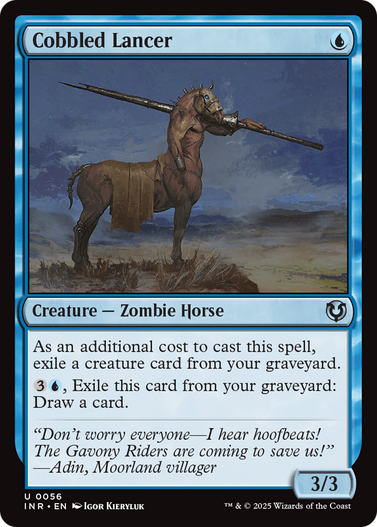 Cobbled Lancer (-056) - Innistrad Remastered Foil - Premium MTG Single from Wizards of the Coast - Just $0.26! Shop now at Game Crave Tournament Store