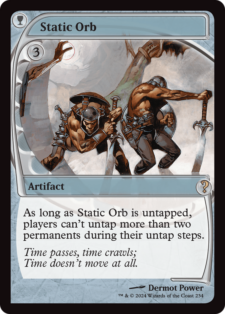 Static Orb (MB2-234) - Mystery Booster 2 - Premium MTG Single from Wizards of the Coast - Just $4.18! Shop now at Game Crave Tournament Store