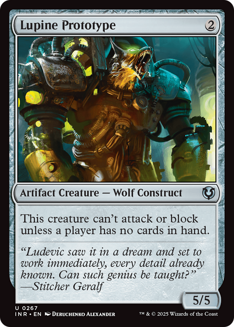 Lupine Prototype (-267) - Innistrad Remastered Foil - Premium MTG Single from Wizards of the Coast - Just $0.25! Shop now at Game Crave Tournament Store
