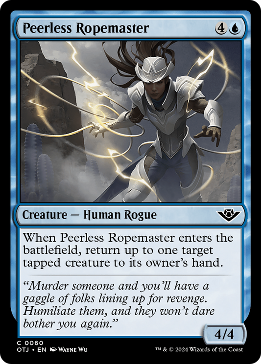 Peerless Ropemaster (OTJ-060) - Outlaws of Thunder Junction - Premium MTG Single from Wizards of the Coast - Just $0.25! Shop now at Game Crave Tournament Store