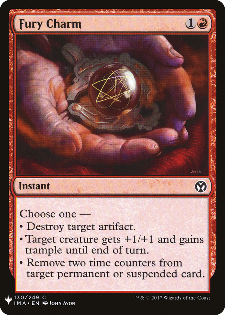 Fury Charm (MB1-942) - Mystery Booster