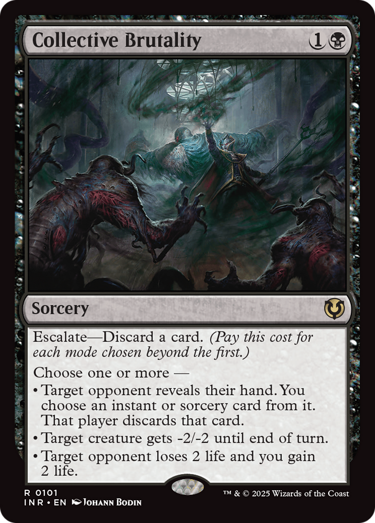 Collective Brutality (-101) - Innistrad Remastered - Premium MTG Single from Wizards of the Coast - Just $0.26! Shop now at Game Crave Tournament Store