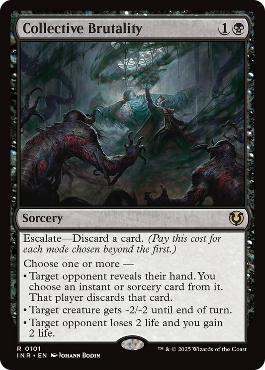 Collective Brutality (-101) - Innistrad Remastered Foil - Premium MTG Single from Wizards of the Coast - Just $0.25! Shop now at Game Crave Tournament Store