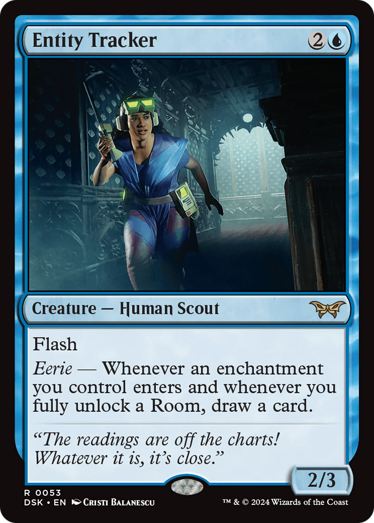 Entity Tracker (DSK-053) - Duskmourn: House of Horror Foil - Premium MTG Single from Wizards of the Coast - Just $1.29! Shop now at Game Crave Tournament Store
