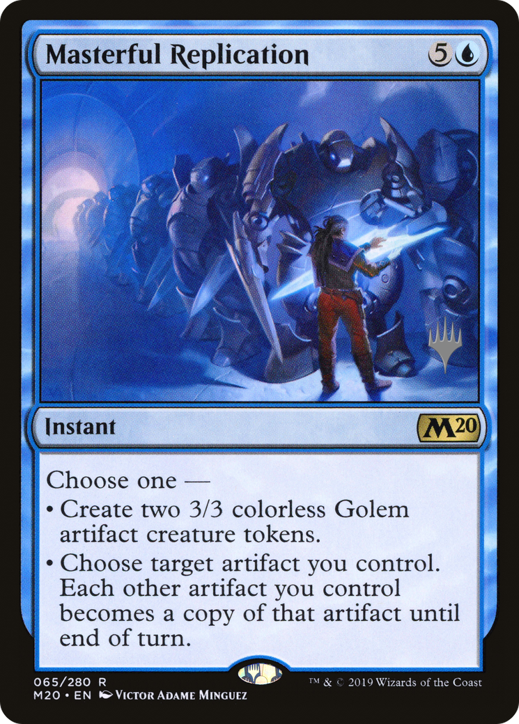 Masterful Replication (PM20-65P) - Core Set 2020 Promos Foil