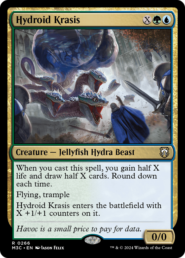 Hydroid Krasis (M3C-266) - Modern Horizons 3 Commander Foil - Premium MTG Single from Wizards of the Coast - Just $0.25! Shop now at Game Crave Tournament Store