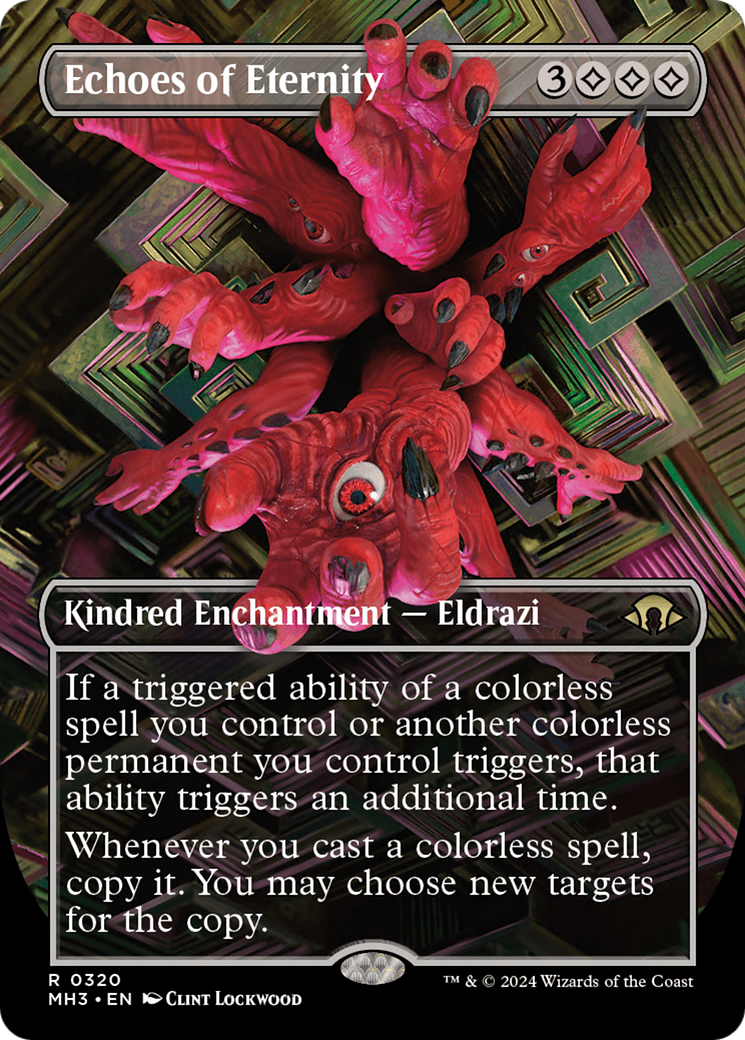 Echoes of Eternity (MH3-320) - Modern Horizons 3 (Borderless) Foil - Premium MTG Single from Wizards of the Coast - Just $3.47! Shop now at Game Crave Tournament Store